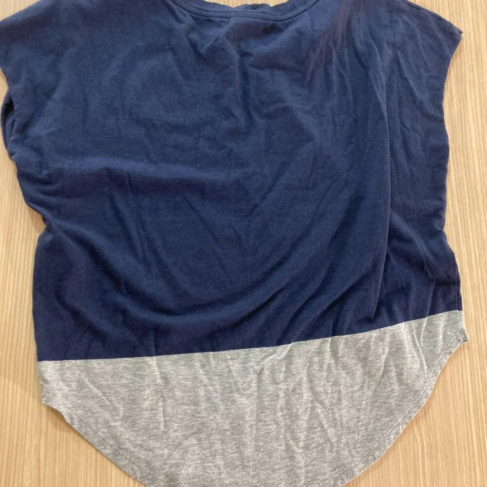 Nike Navy Blue and Gray United States Olympic Team Logo T Shirt Small Rayon - Picture 3 of 3